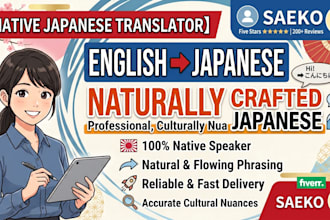 proofread and correct your japanese as a native speaker
