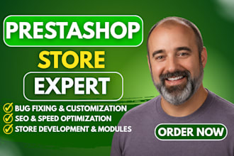 fix, customize and build prestashop store for SEO, speed optimization and sales