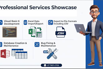 fix bugs, maintain, or update your legacy vb6 code and scripts