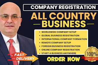 provide llc, ein company registration and business formation services worldwide