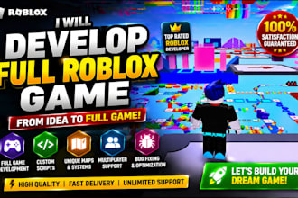 develop full roblox game creation, roblox game developer, build full roblox game