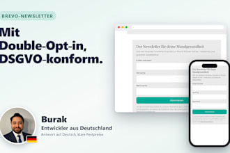 set up your gdpr compliant newsletter in brevo with double opt in