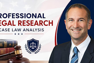 conduct professional legal research and provide case law analysis