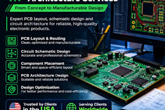 design professional pcb layout, schematic and circuit board