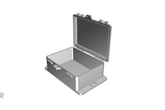 design plastic pcb enclosure, electronics housing, waterproof case, ip67, gasket
