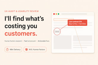 do a UX audit and usability review of your website