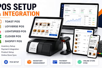 setup toast pos loyverse pos lightspeed pos clover pos shopify pos integration