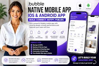 fix bubble mobile app ios android push notifications deep links app store publis