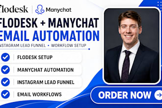 setup flodesk manychat email automation instagram lead funnel flodesk workflows