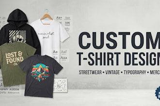create t shirt design graphic tee typography streetwear vintage merch design