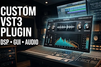 create custom vst3 audio plugin with gui and dsp
