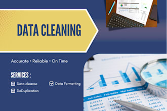 can do data cleaning