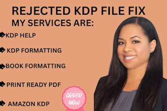 fix KDP paperback cover errors and rejection issues