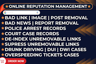 personal information bad news link from google push down, suppression or removal