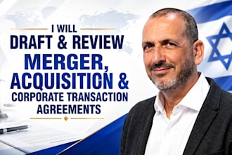 provide expert mergers and acquisitions law corporate transaction agreement