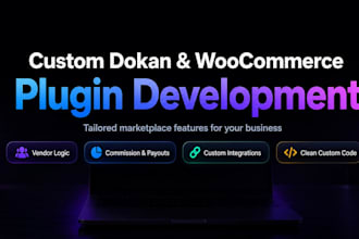 create custom dokan and woocommerce plugin development