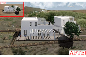 create architectural renderings in photoshop