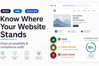check your website for wcag, ada and section 508 compliance