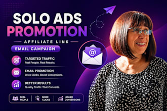 do solo ads promotion, affiliate link email campaign boost conversions