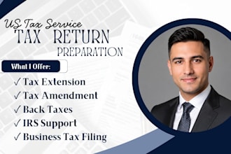 prepare and file your US individual tax return