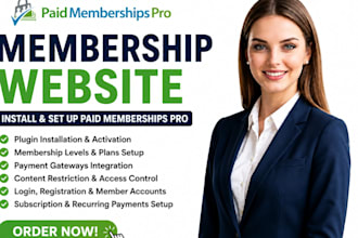 install and set up paid memberships pro plugin for secure membership websites
