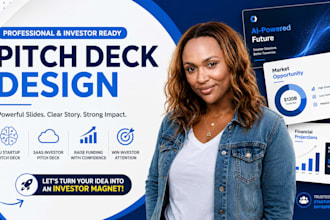 design ai startup pitch deck, saas investor pitch deck, tech pitch presentation