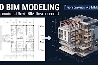 create 3d bim models in revit for your building project