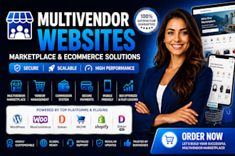 build multivendor marketplace ecommerce website dokan pro wcfm woocommerce