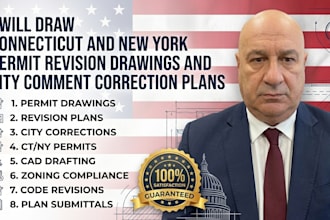 draw connecticut and new york permit revision drawings
