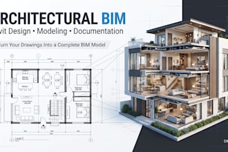 develop a professional architectural bim model in revit
