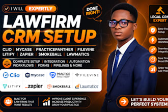 integrate clio mycase practicepanther filevine litify zapier smokeball law firm