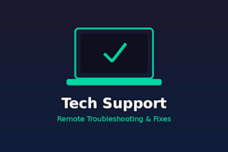 fix your computer, software, or tech issues remotely