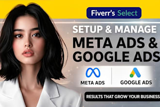 set up and manage meta facebook ads or google ads campaign, fix meta ads issues