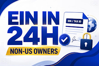 obtain ein number, tax id from irs in 24 hours for non US residents
