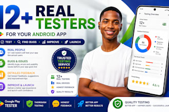 provide 12 testers for google play