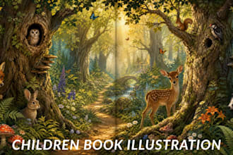 do children storybook illustration children picture book illustrator water color