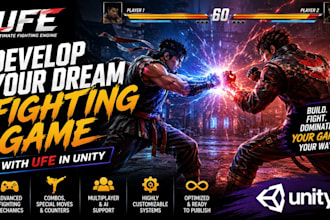 develop your dream fighting game with ufe in unity