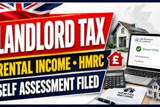 file UK landlord rental property tax return hmrc self assessment income