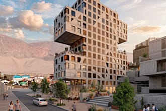 do realistic architectural renders with ai and photoshop
