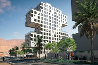 do realistic exterior architectural renders