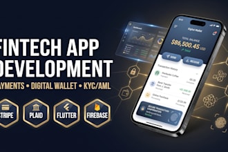 build a fintech app payment app wallet app or banking app for you
