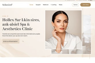 design medical spa website, healthcare website with SEO