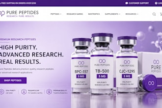 peptide website fda compliant peptide website peptide wordpress website design