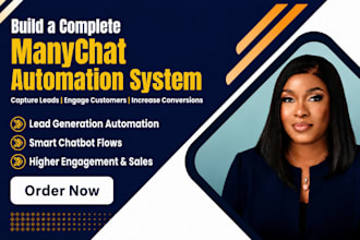 create manychat chatbot automation for lead generation
