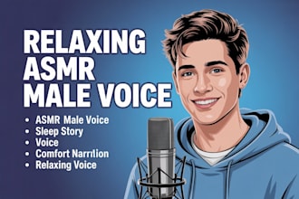 do relaxing male asmr voice whisper comfort sleep story narration
