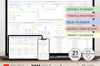 create business budget invoice expense tracker in excel, google sheets dashboard