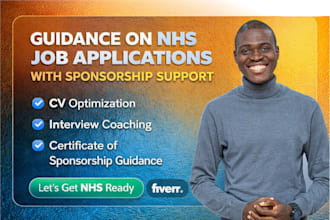 guide you on nhs job applications with sponsorship support