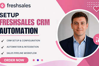 setup freshsales crm automation integration sales pipeline workflow
