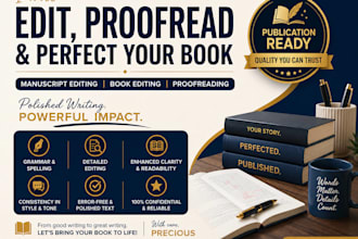 do book editing, manuscript editing and proofreading