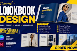 create digital flipbook brand lookbook design annual report product lookbook